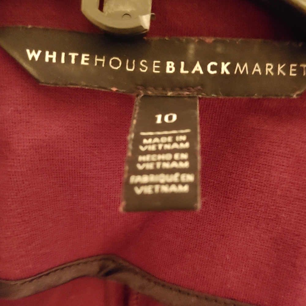 Whbm Button Detail Blazer Size 10 - image 3
